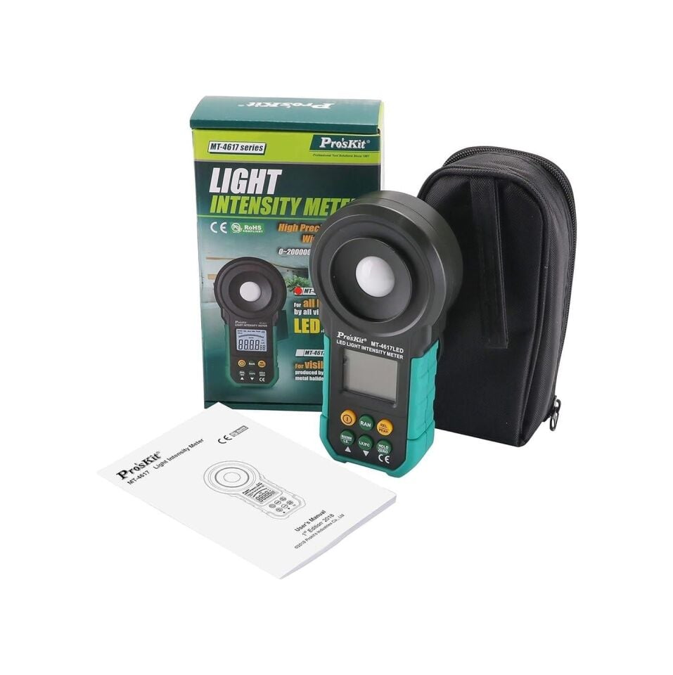 Mt-4617led Proskit Lüksmetre Hassas Işık Ölçer Proskit