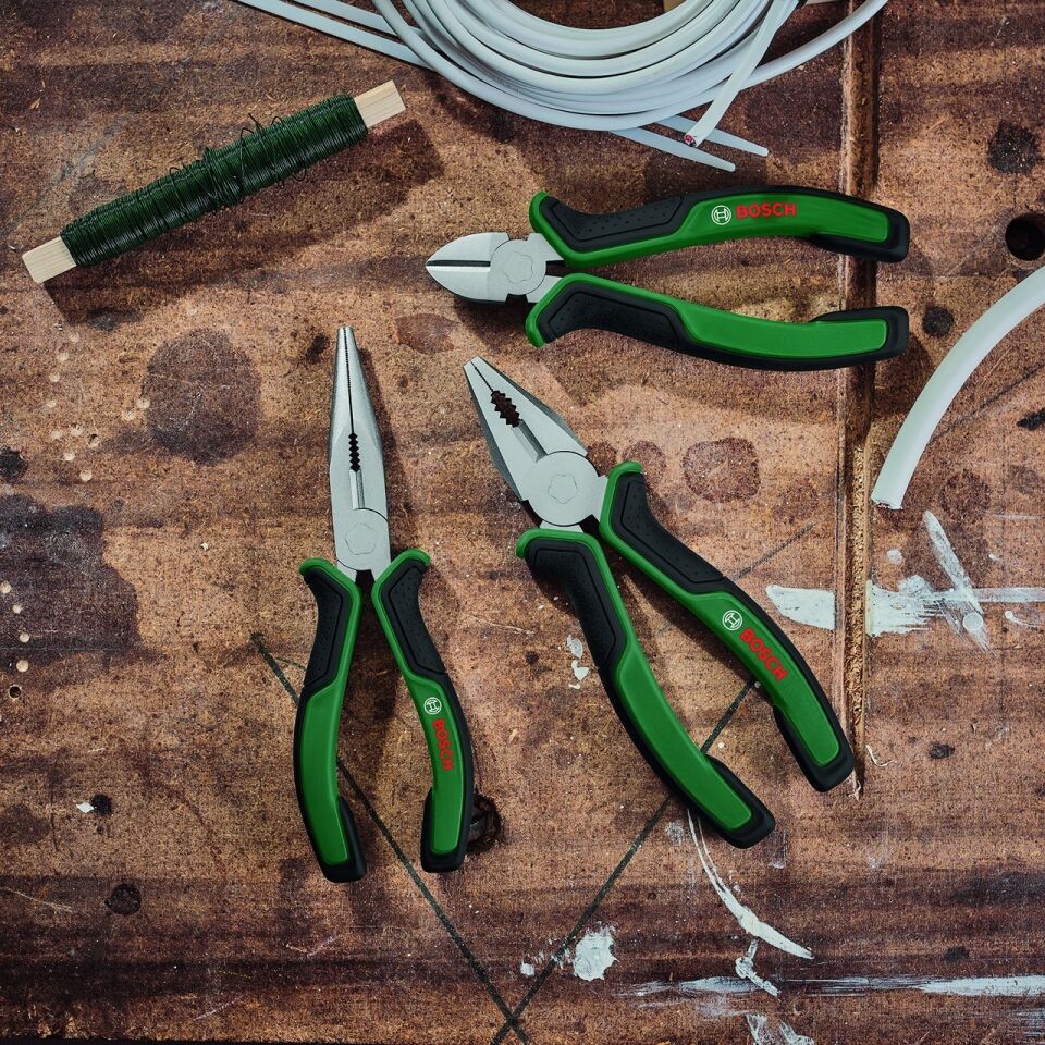 Bosch 3’lü Pense, Yan Keski ve Kargaburun Seti 1600A02C0S