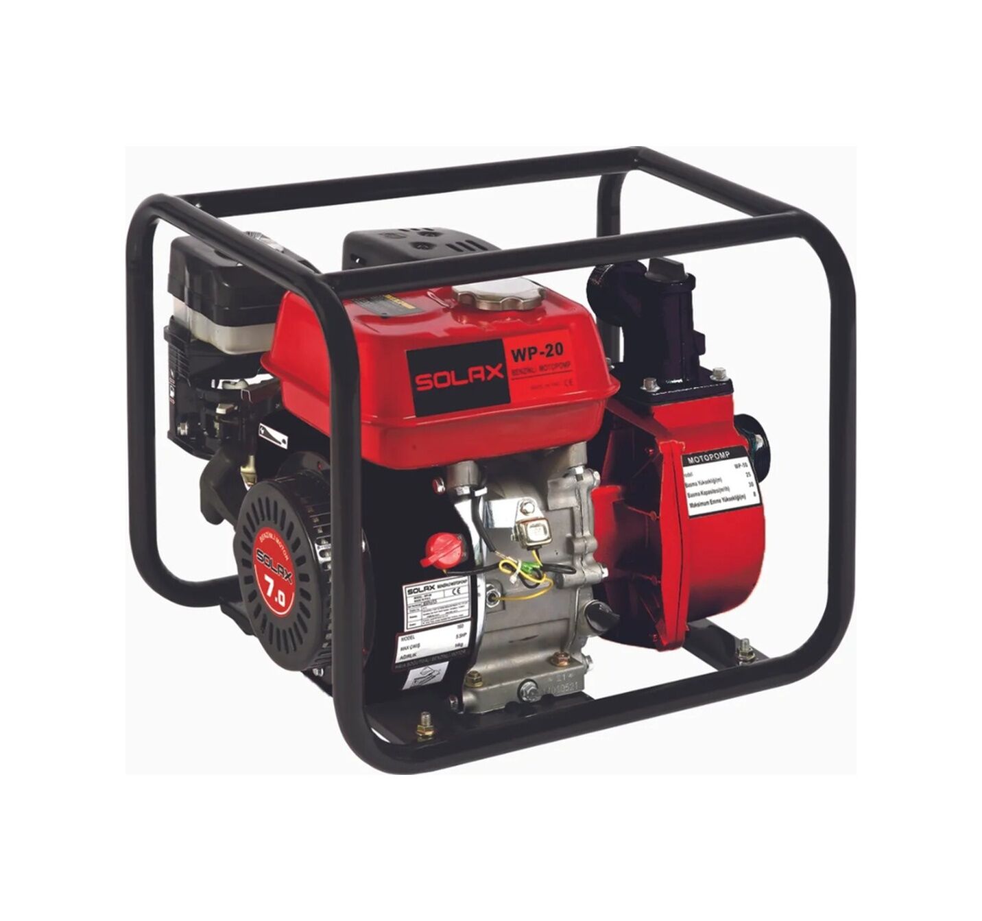 Solax Wp-20 Dört Zamanlı Benzinli Motopomp 2''