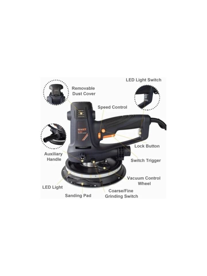 Maxxt Ms810 225 Mm 810 W Alçıpan Zımpara