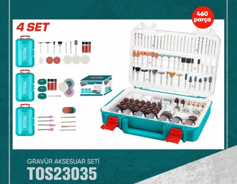 TOTAL GRAVÜR SETİ TOS23035