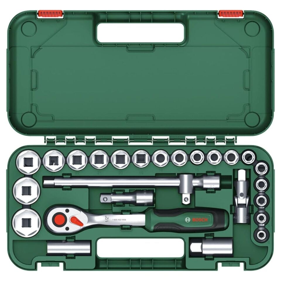 Bosch 1/2 25 Parça Cırcırlı Somun Sıkma Seti - 1600A02Z9F