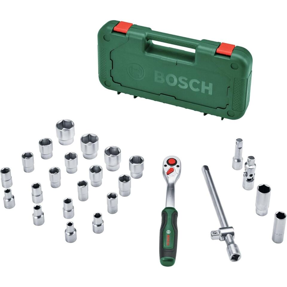 Bosch 1/2 25 Parça Cırcırlı Somun Sıkma Seti - 1600A02Z9F