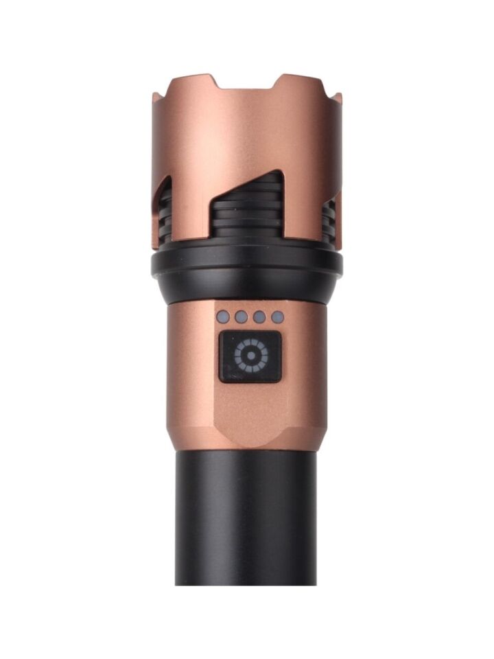 Panther Pt-4109 Usb Şarjlı El Feneri Siyah