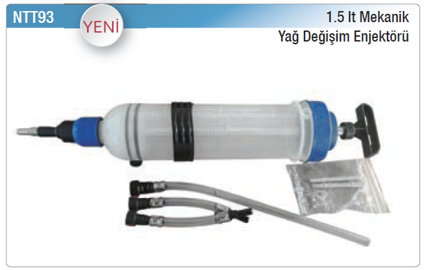 NT Mekanik Yağ Değişim Enjektörü 1.5 Lt NTT93