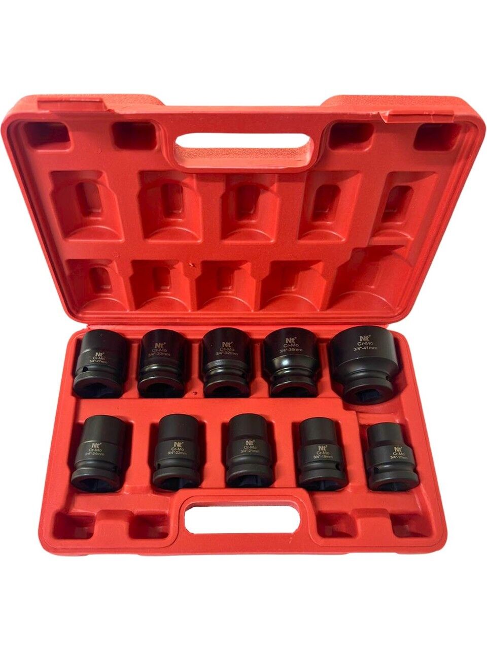 Nt Tools NDSET34 3/4 Altı Köşe Lokma Takımı 10 Parça