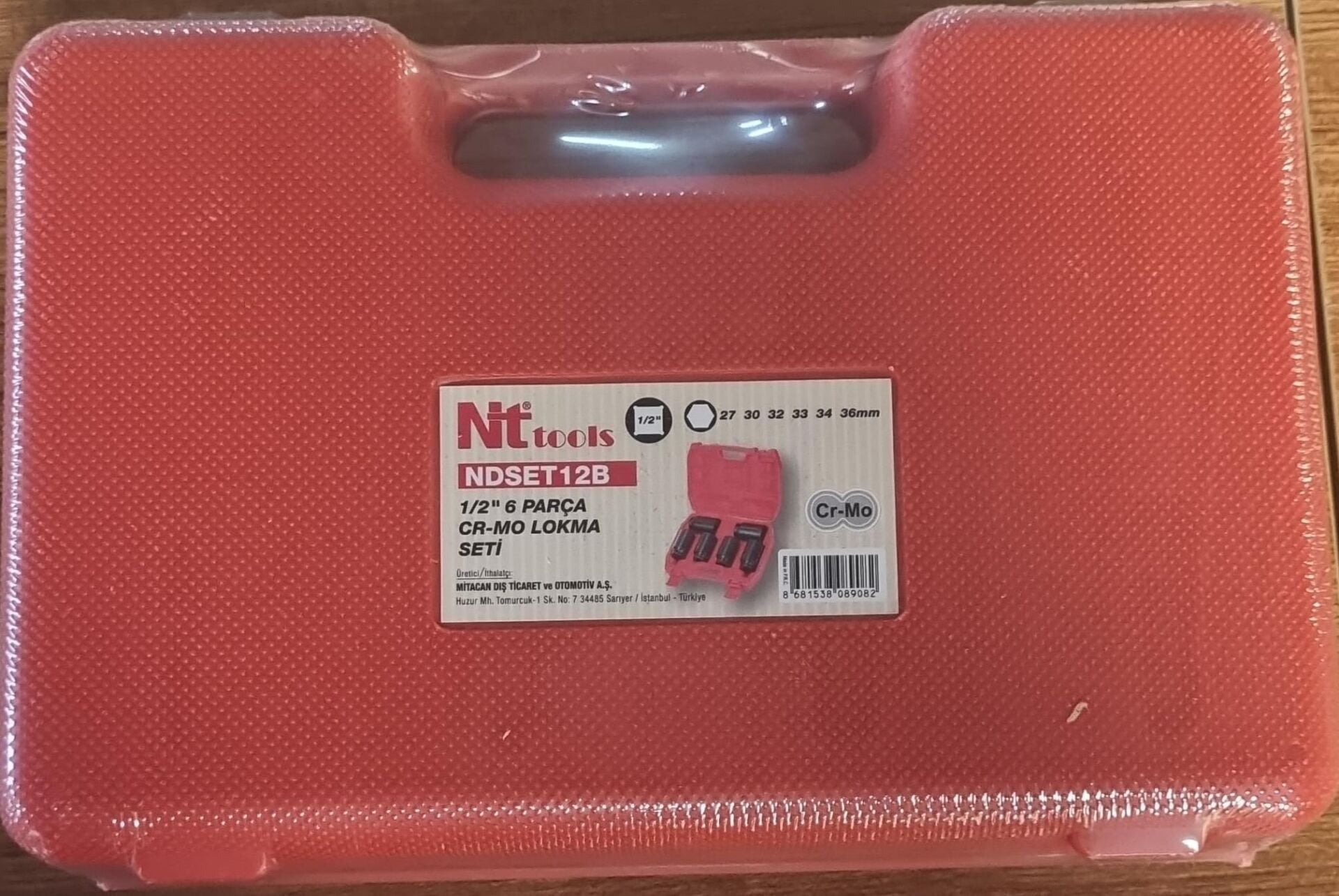 Nt Tools NDSET12B 1/2'' CR-MO Lokma Seti 6 Parça