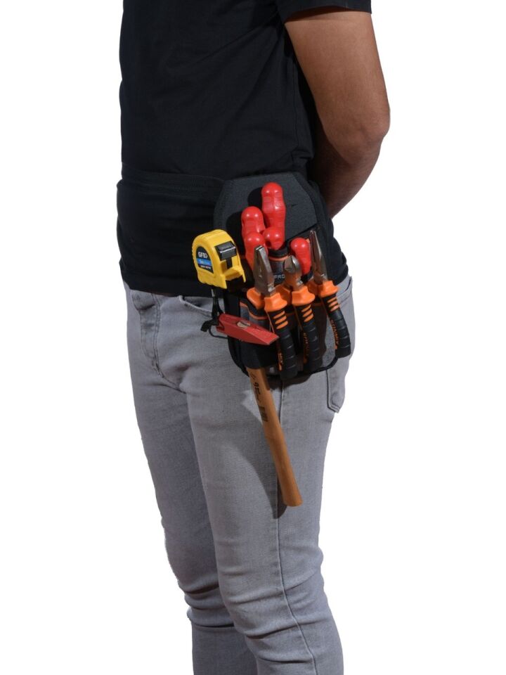 PROBAG PB-BTC003 Bel Tipi Elektrikçi Takım Kılıfı | Profesyonel Alet Taşıma Çantası