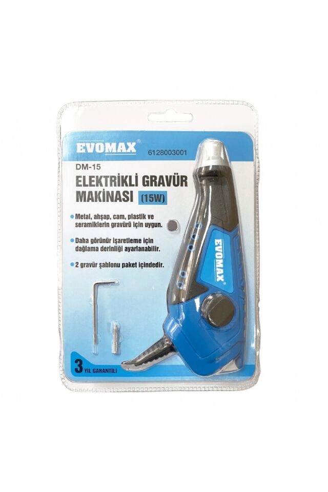 EVOMAX GRAVÜR MAKİNASI 15 W DM-15 6128003001