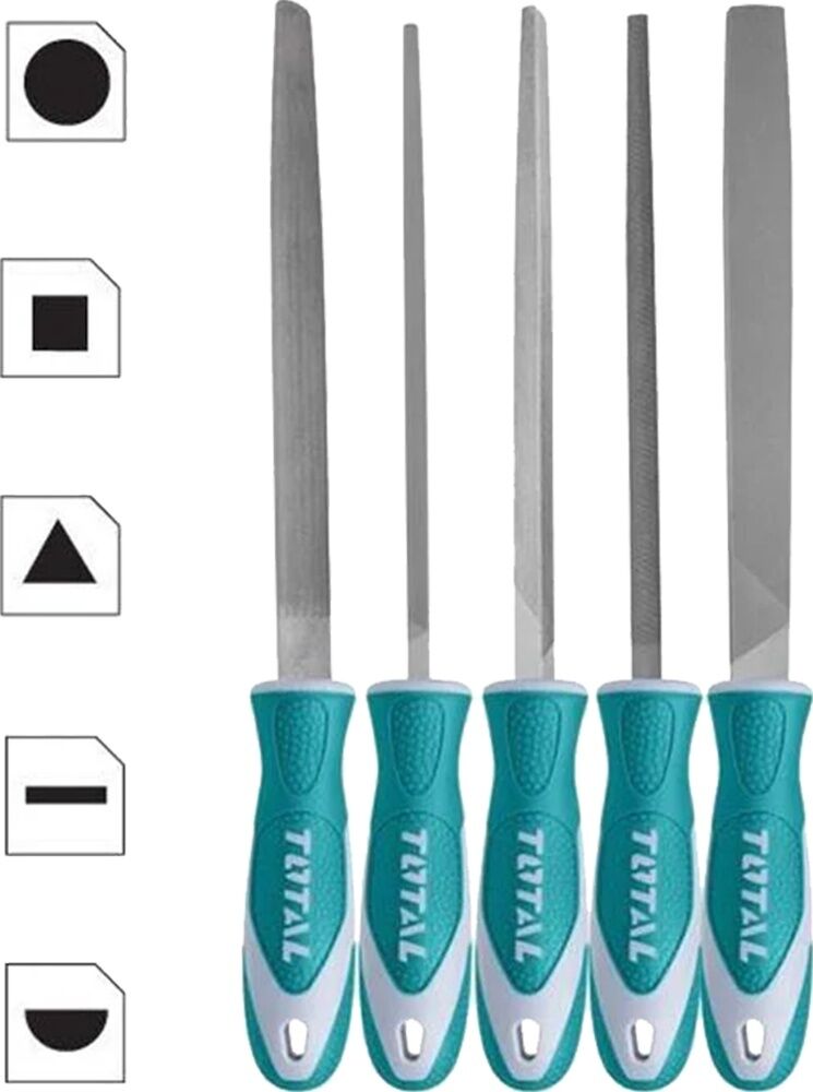 TOTAL EĞE SETİ KALIN 5 Lİ THT918516