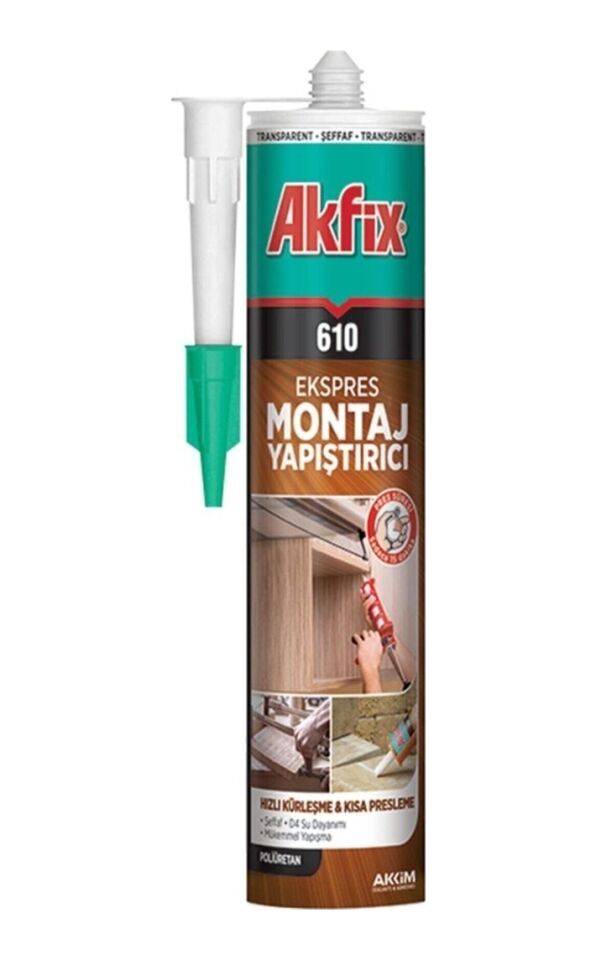 SİLİKON SIVI ÇİVİ ŞEFFAF AKFİX 310 ML