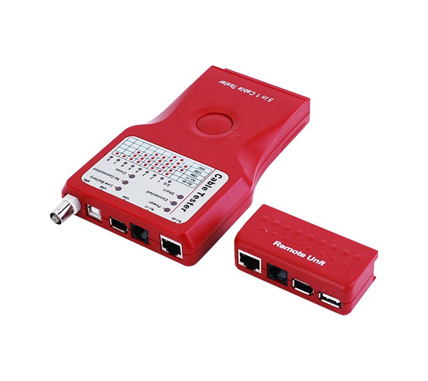 PH-019 4+1 Kablo Test Cihazı 8P8C/6P6C/USB/BNC