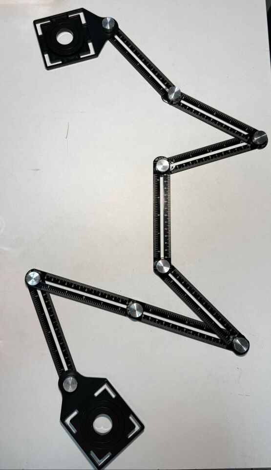 Shijing Tools Akıllı Yılan Gönye 8 Katlanır