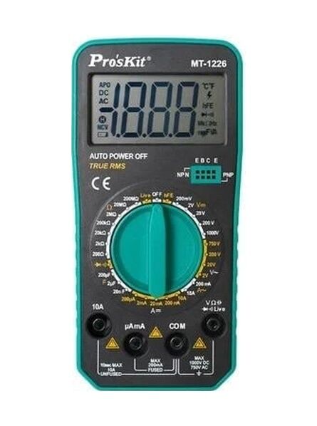 Mt 1226 Proskit 3-1/2 Dijital Multimetre True Rms Proskit:ub