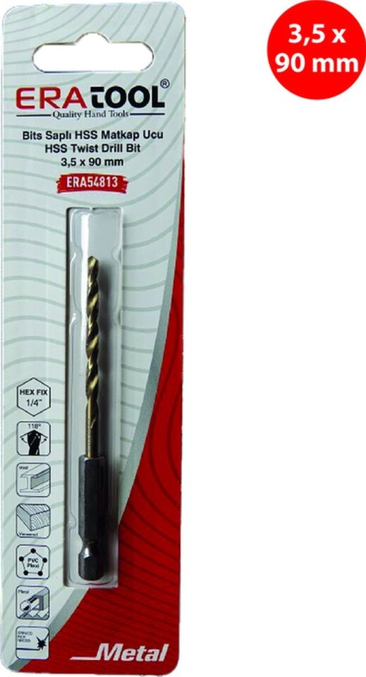 MATKAP UCU BİTS SAPLI 3.5 MM ERA54813