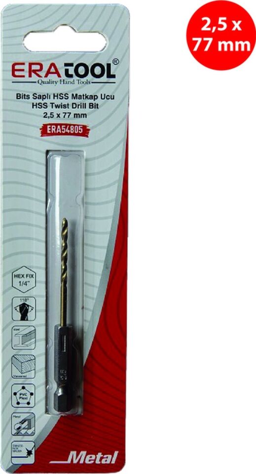 MATKAP UCU BİTS SAPLI 2.5 MM ERA54805