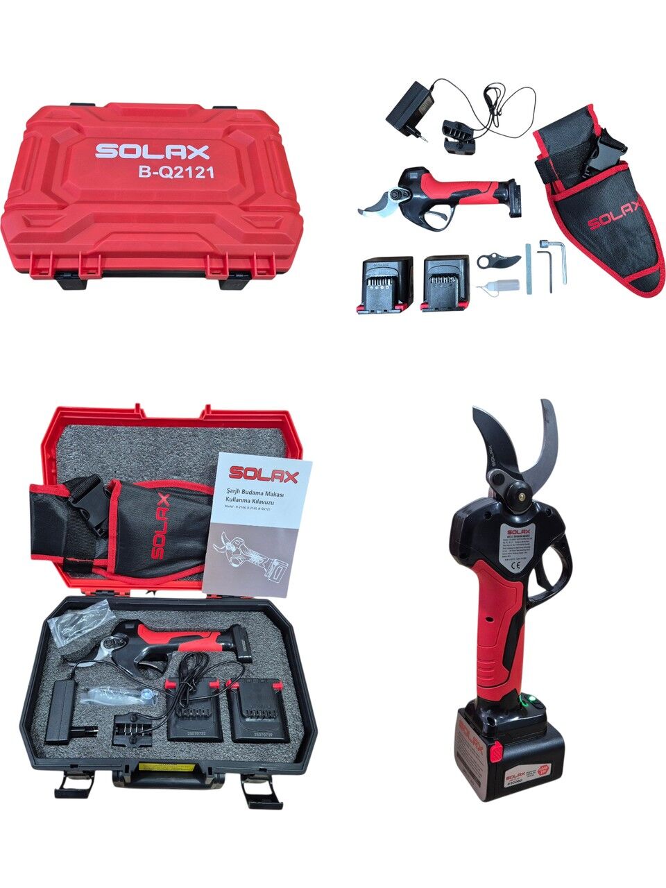 Solax B-q2121 Şarjlı Budama Makası 42 Mm