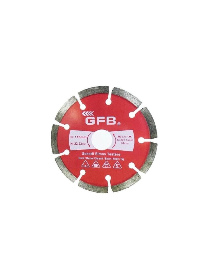 Gfb Soketli Elmas Beton Mermer Kesici 115 MM-2388