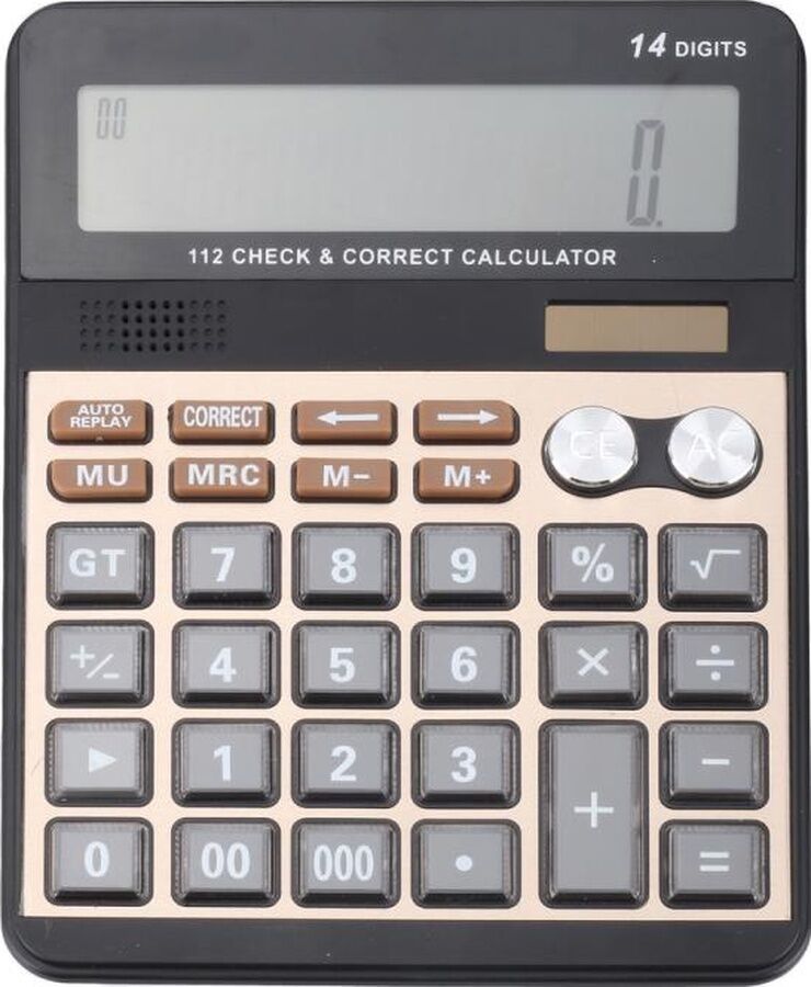 Avec Av-h185 Hesap Makinesi Beyaz - Siyah