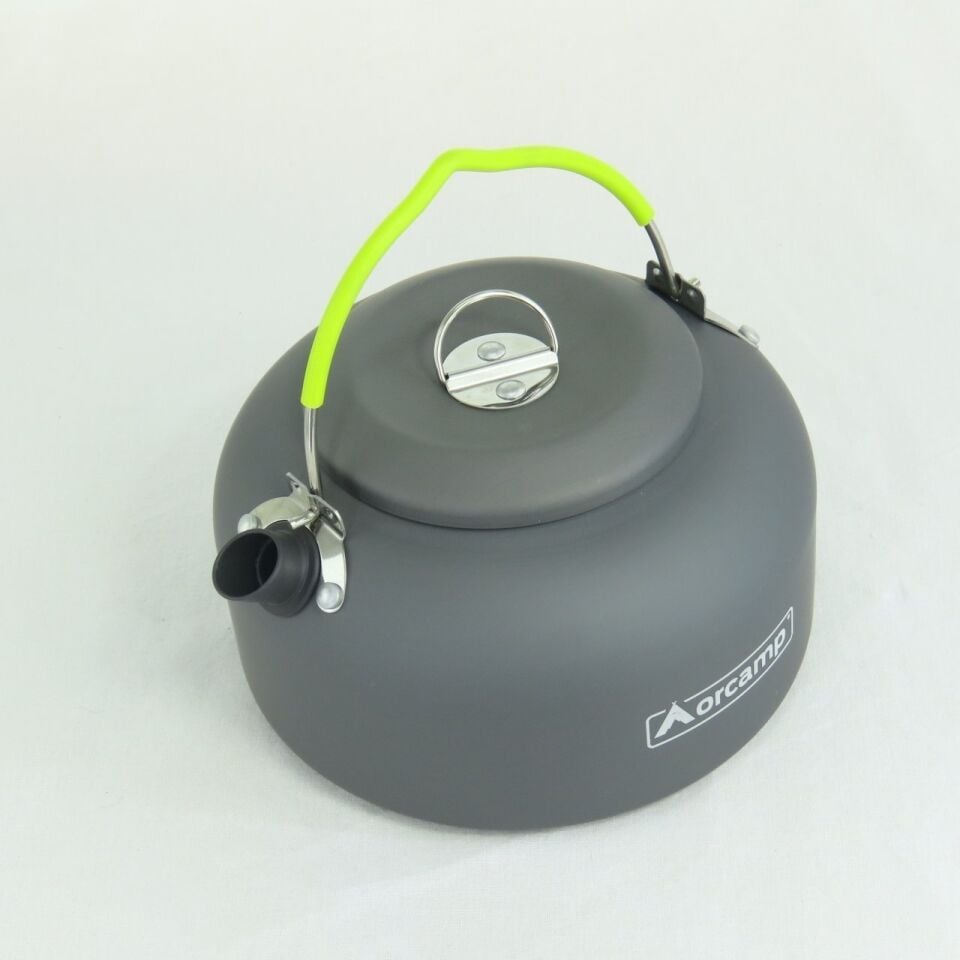 Orcamp Out1100 Kamp Çaydanlığı Çaydanlık Kulplu Açık Gri