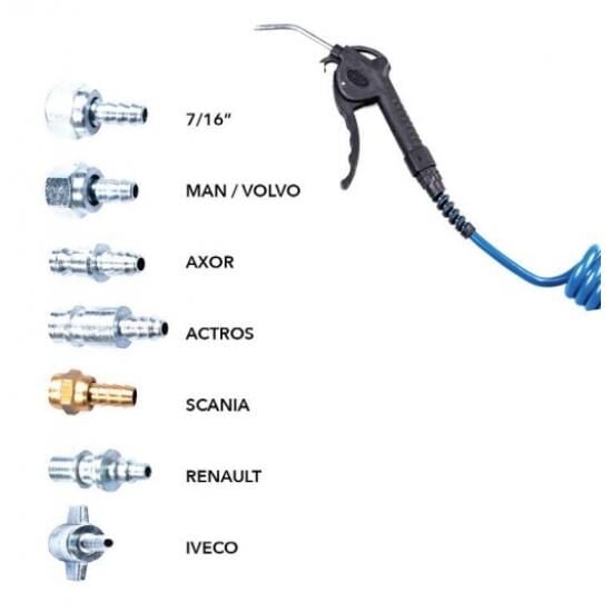 UNOAir Kabin Temizleme Hortumu Iveco 5x8 mm 5 Metre