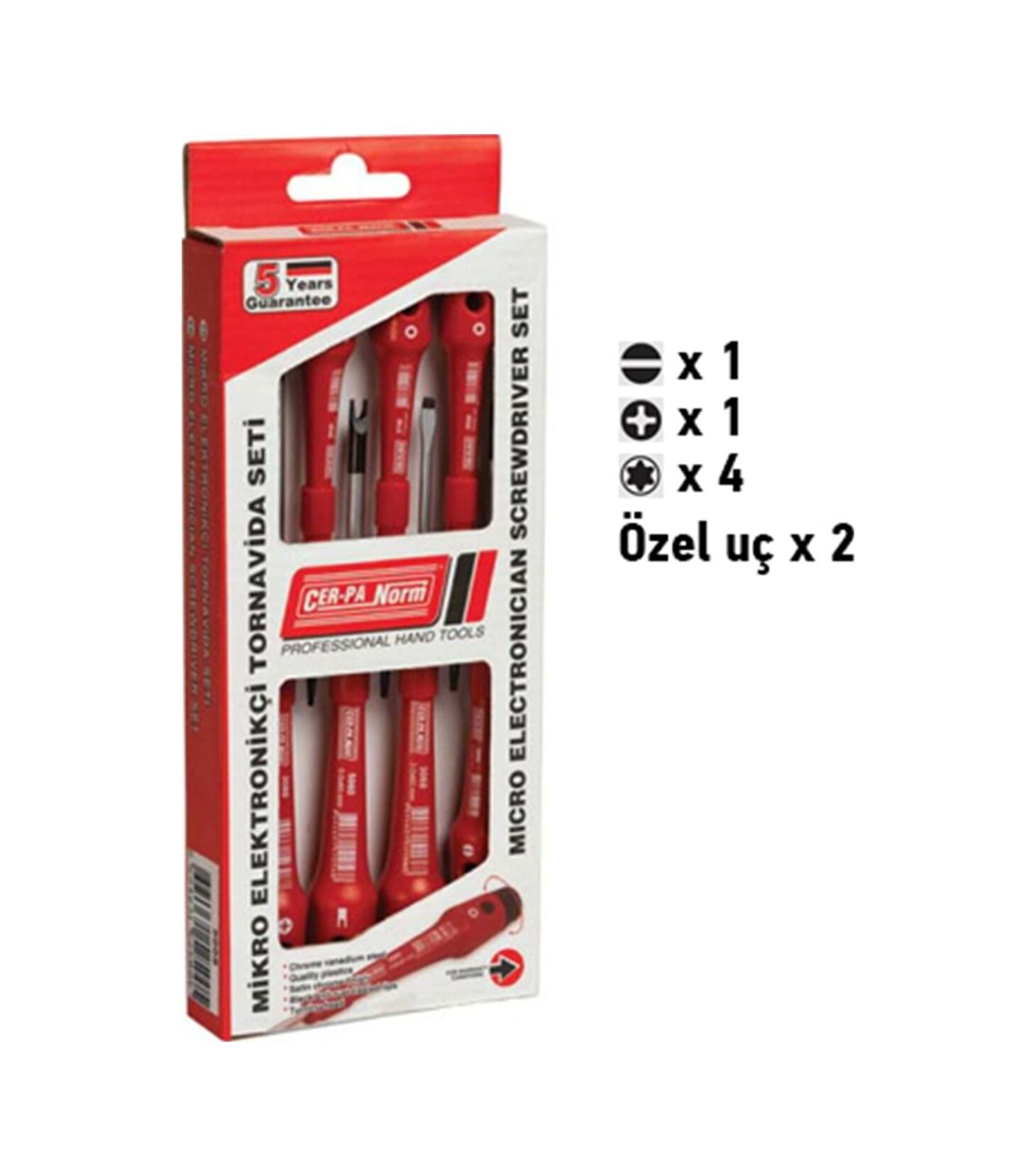 CERPA ELEKTRONİKCİ GSM TELEFONCU SETİ 8 Lİ 5008