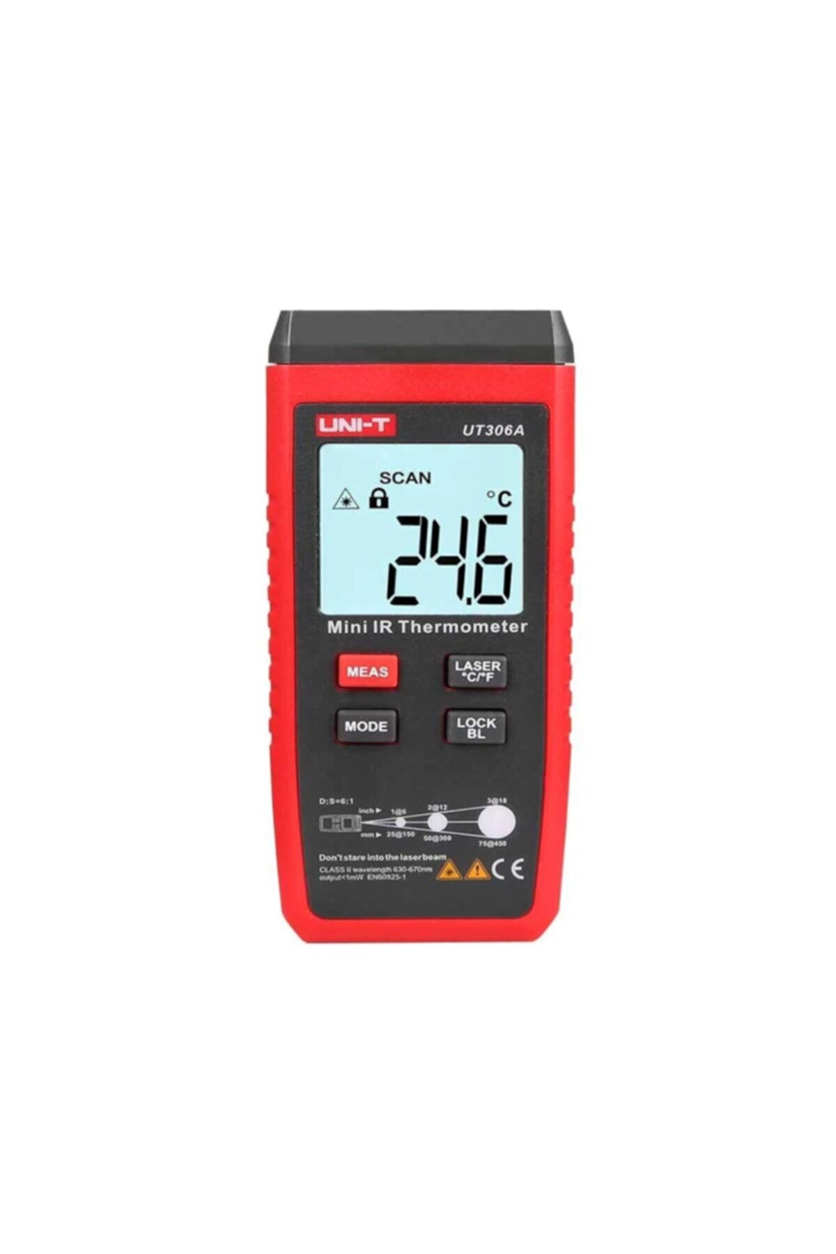 Unit Uni-t Termometre Mini Kızılötesi Ut306a