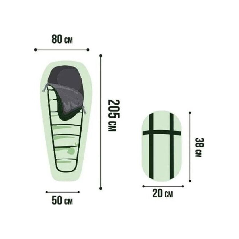 Orcamp Out-3100 Nord Dorm Uyku Tulumu Siyah