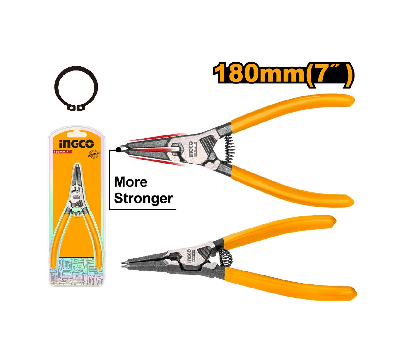 Ingco  HCCP261801 Sekman Pensesi Düz Dış 180 MM