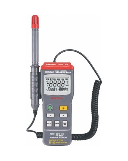 MASTECH DİJİTAL NEM ISI ÖLÇER MS6503