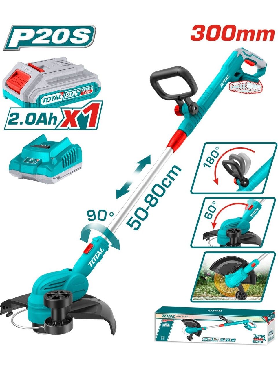 Total Akülü Tırpan Kenar Kesme Makinesi TGTLI203285