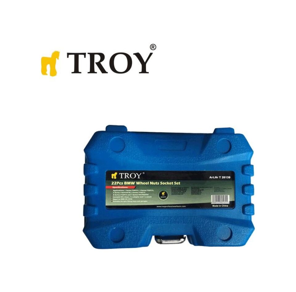 TROY BMW BİJON SOMUNU LOKMA SETİ 26139