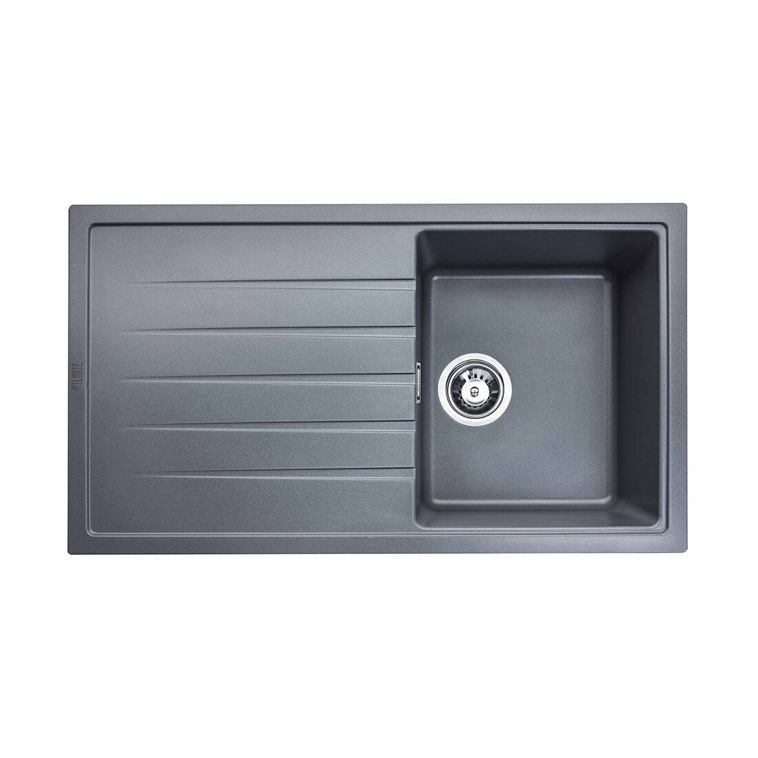 Atlante Tek Damlalıklı Antrasit Granit Mutfak Eviyesi 285602