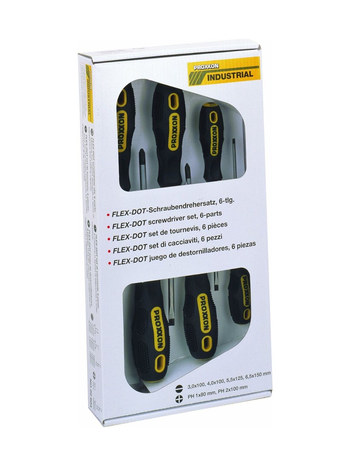 Proxxon 6 Parça DüzYıldız Tornavida Takımı 22604