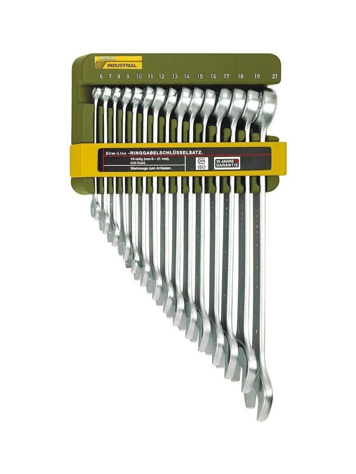 Proxxon 15 Parçalı Ince Kombıne Anahtar Takımı