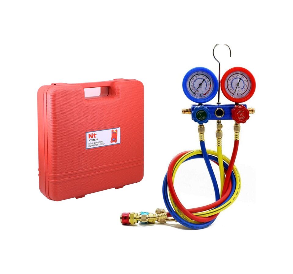 Nt Tools Klima Soğutma Sistemi Test Cihazı Seti Nth1035 6 Parça