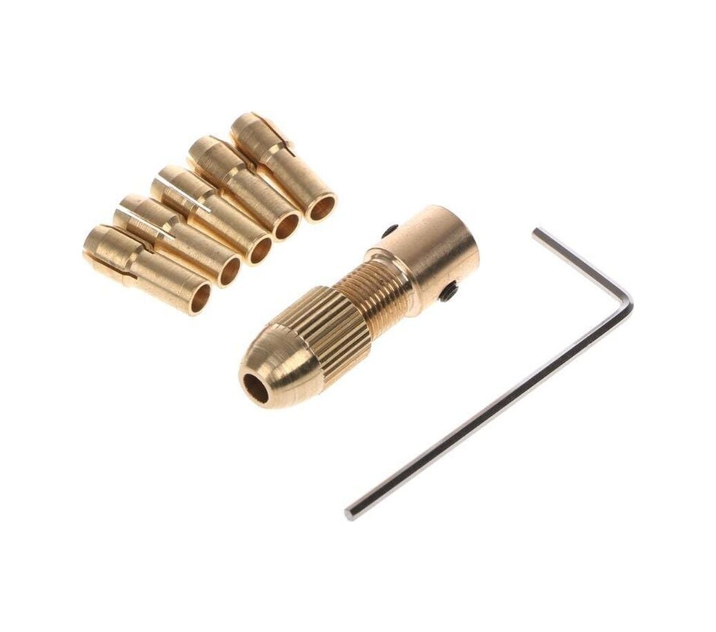 5339 Motor Mili Uyumlu Pensli Mini Mandren Set 7 Parça