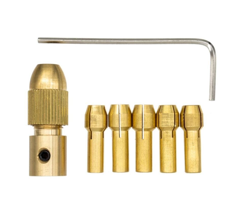 5339 Motor Mili Uyumlu Pensli Mini Mandren Set 7 Parça