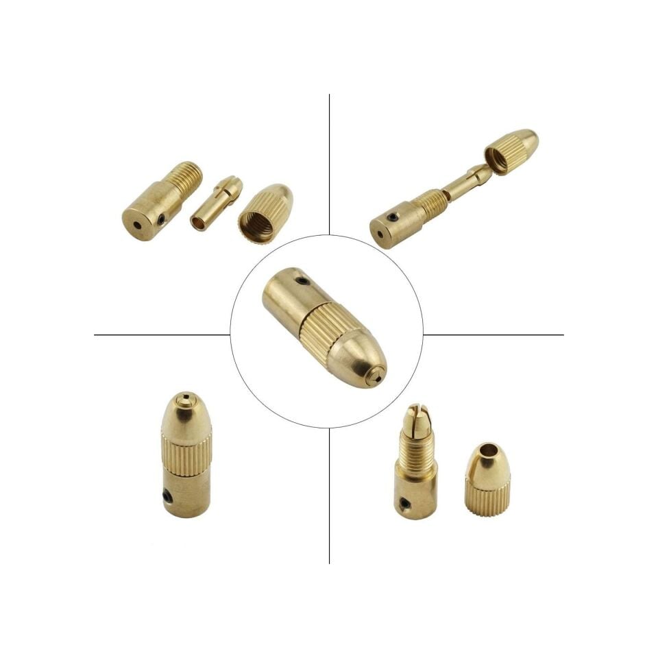 5339 Motor Mili Uyumlu Pensli Mini Mandren Set 7 Parça