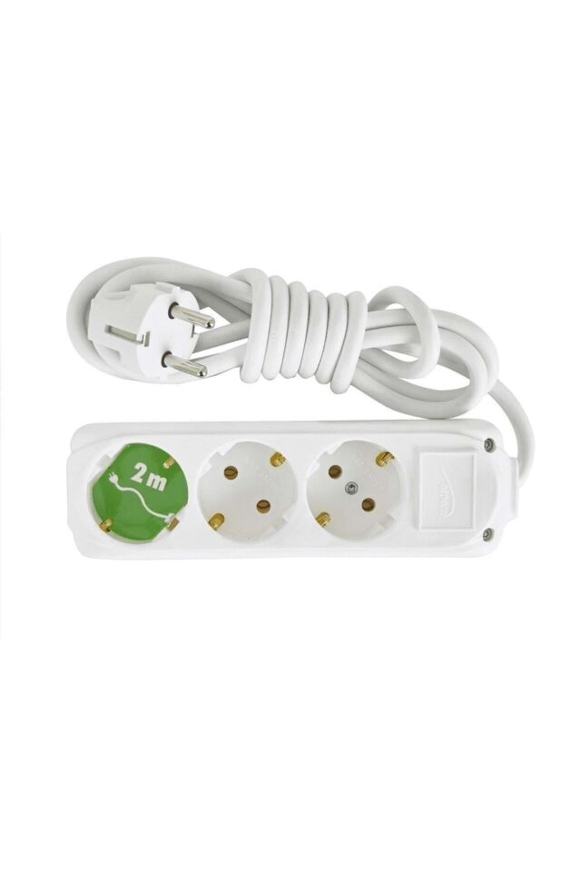 Almera 3'lü Topraklı Priz 2 Mt.