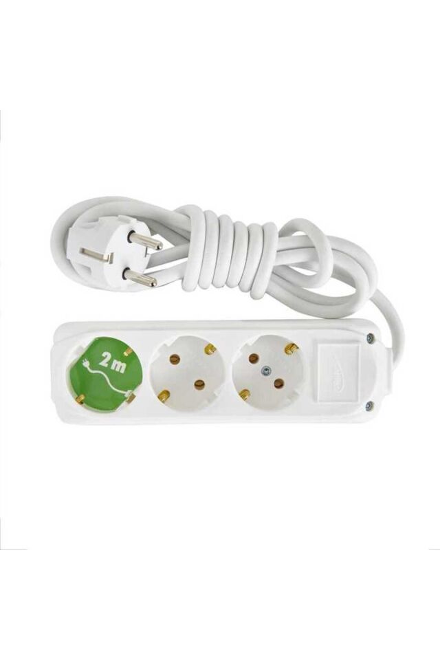 Almera 3'lü Topraklı Priz 2 Mt.