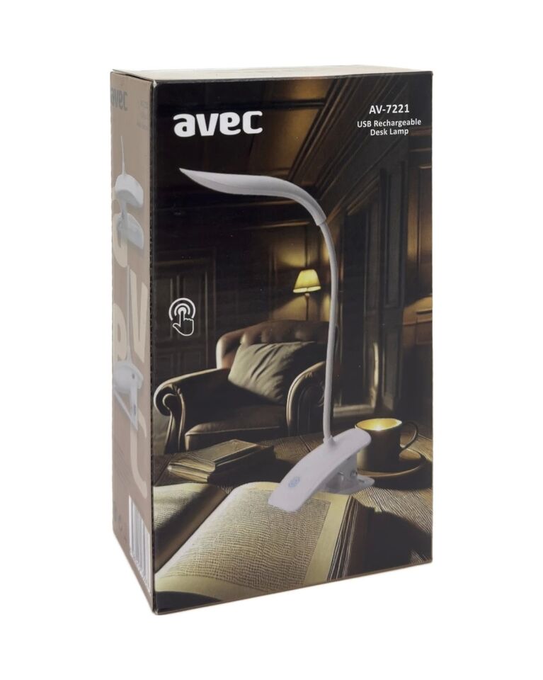 Avec Av-7221 Usb Şarjlı Masa Lambası Çok Renkli
