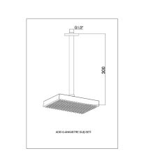 GPD ANKASTRE DUŞ SETİ TAVANDAN ADS-10