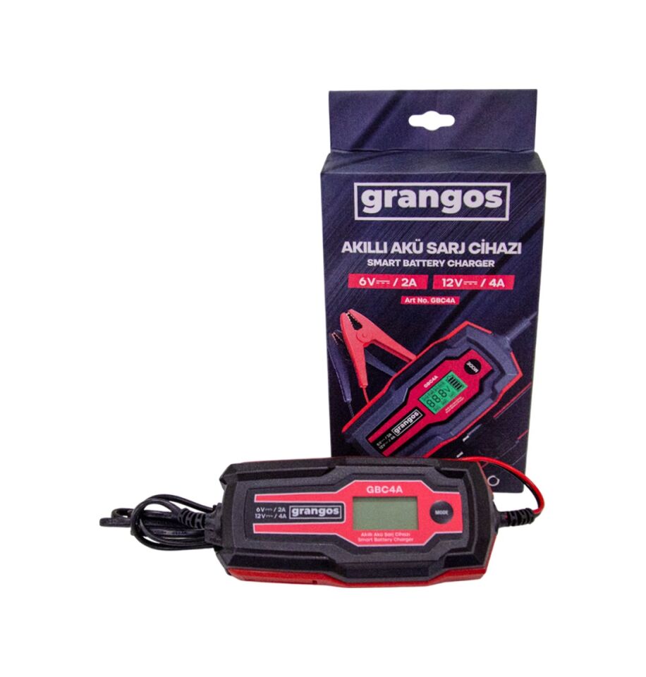 GRANGOS AKÜ ŞARJ CİHAZI 6V/12V 4 AH