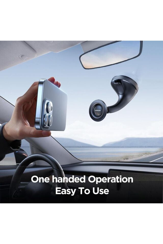 Joyroom Zs406 Vantuzlu Manyetik MagSafe Uyumlu Araba İçin Telefon Tutucu