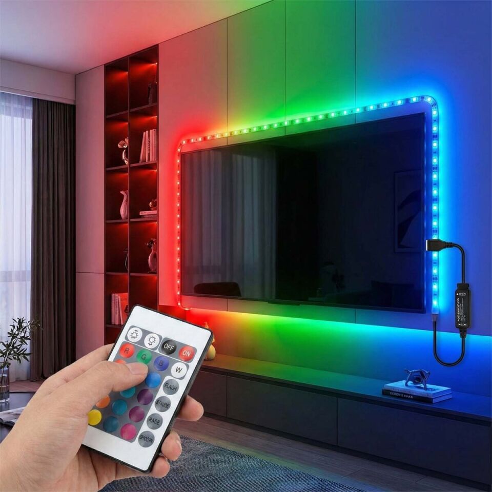 Panther Pt-355 Usb Rgb Şerit Led Işık 5m