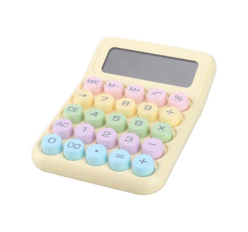 Avec Av-h106 Hesap Makinesi Beyaz - Siyah