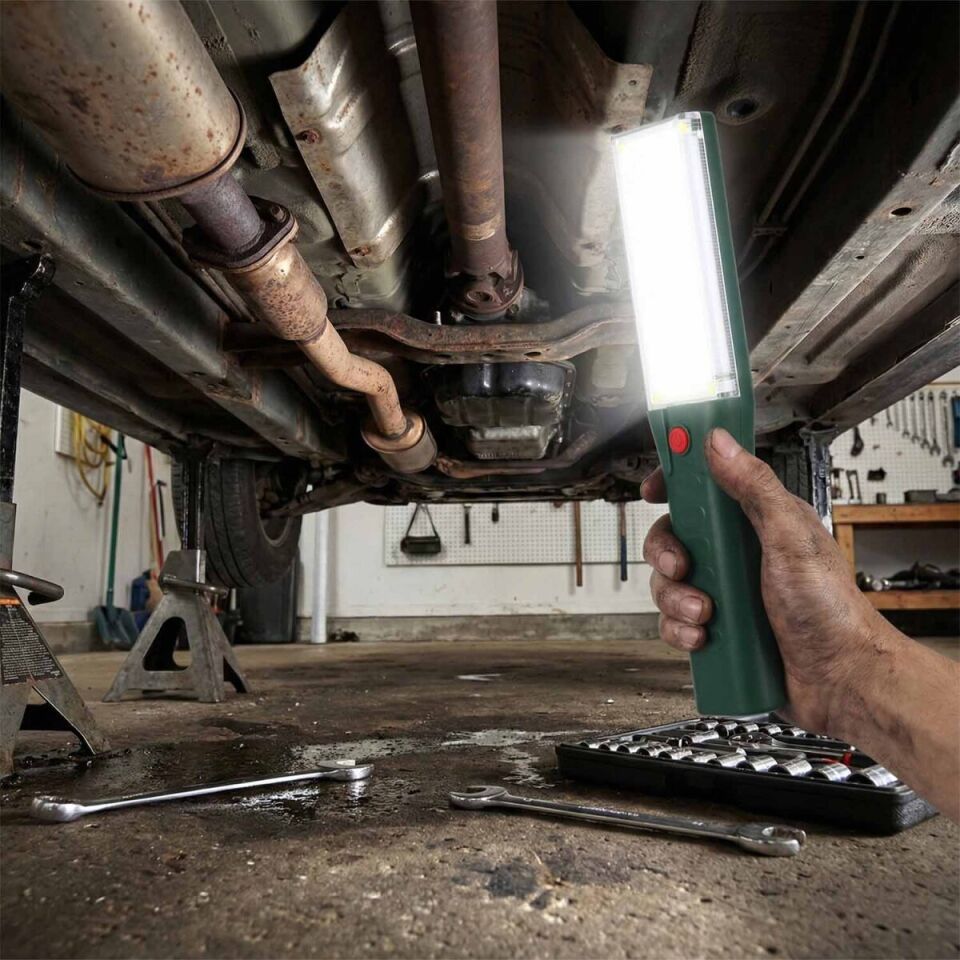 Panther PT-924 USB Şarjlı Mıknatıslı Kancalı El Feneri