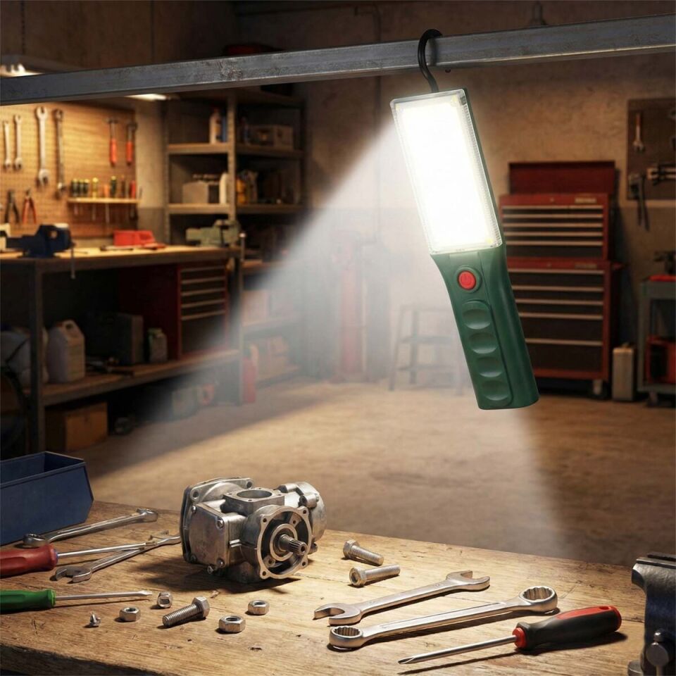 Panther PT-924 USB Şarjlı Mıknatıslı Kancalı El Feneri