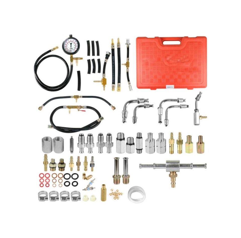 Nt Tools Yakıt Sistemi Basıncı Test Cihazı Basınç Ölçer Ölçme Kiti Seti 45 Parça